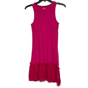 Harper Canyon Scuba Crepe Ruffle Hem Dress